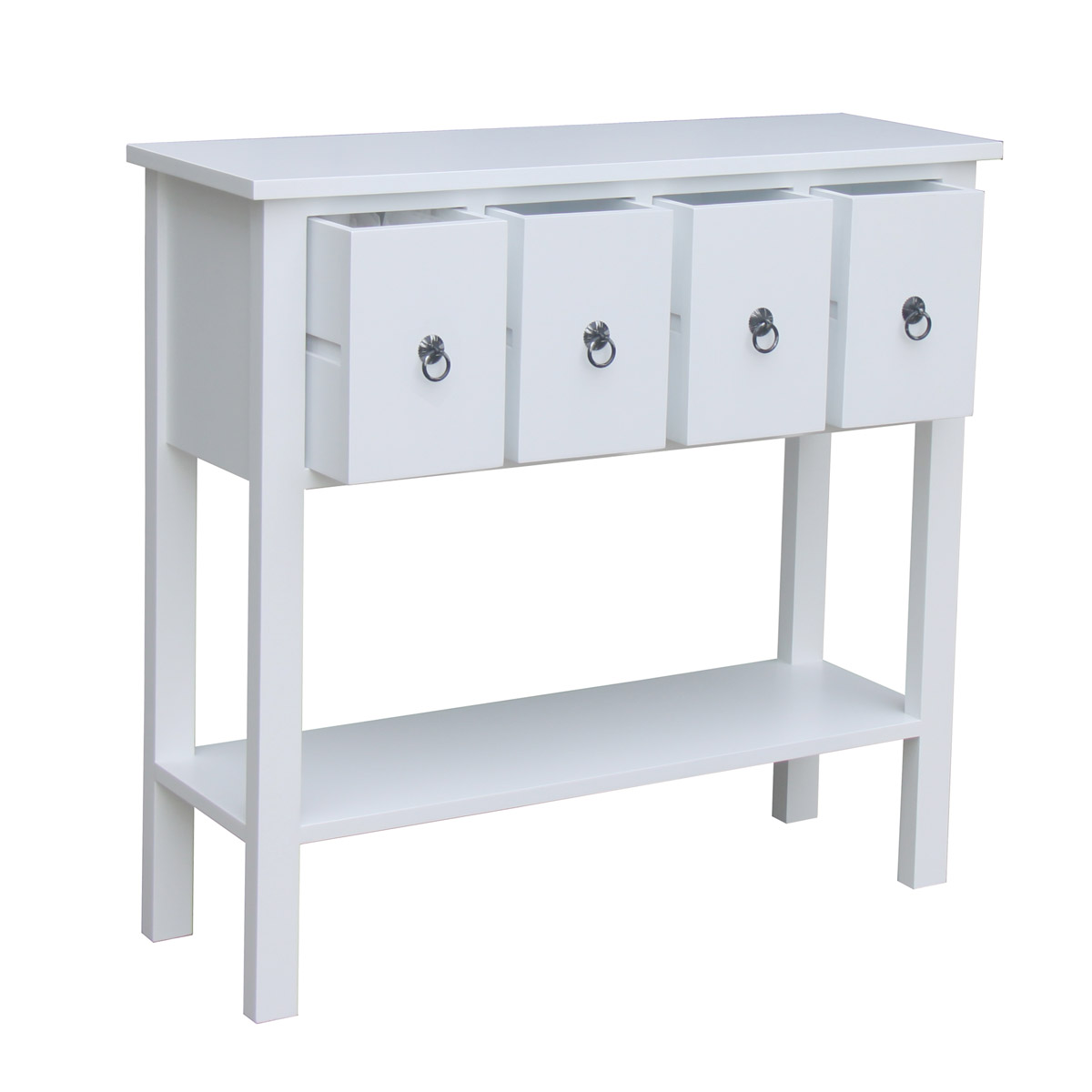 white Side table